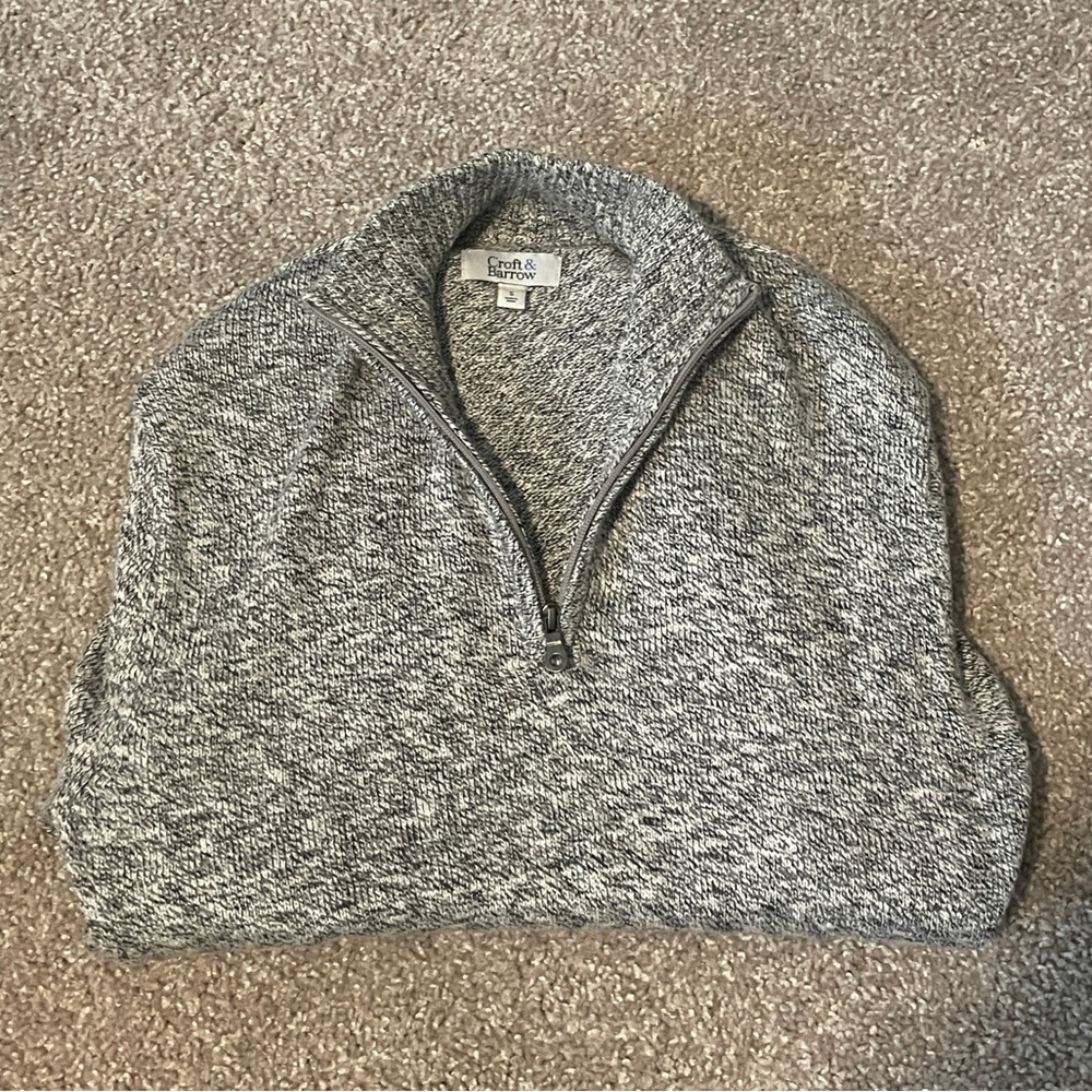 Croft & Barrow Quarter Zip Sweater